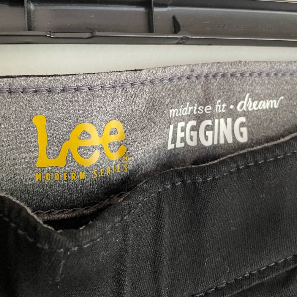 Lee Midrise Dream Legging Black Denim Skinny Jeans Size 6 - Picture 5 of 6
